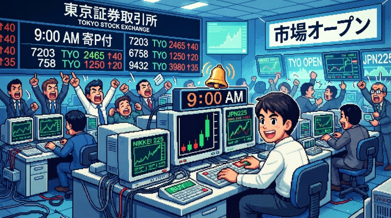 株を寄り付きで買う戦略